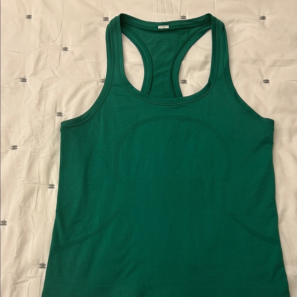 Lululemon swiftly tech tank green